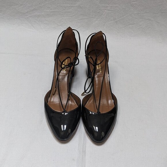 Aquazzura Black Patent Leather Heels - Picture 4 of 9